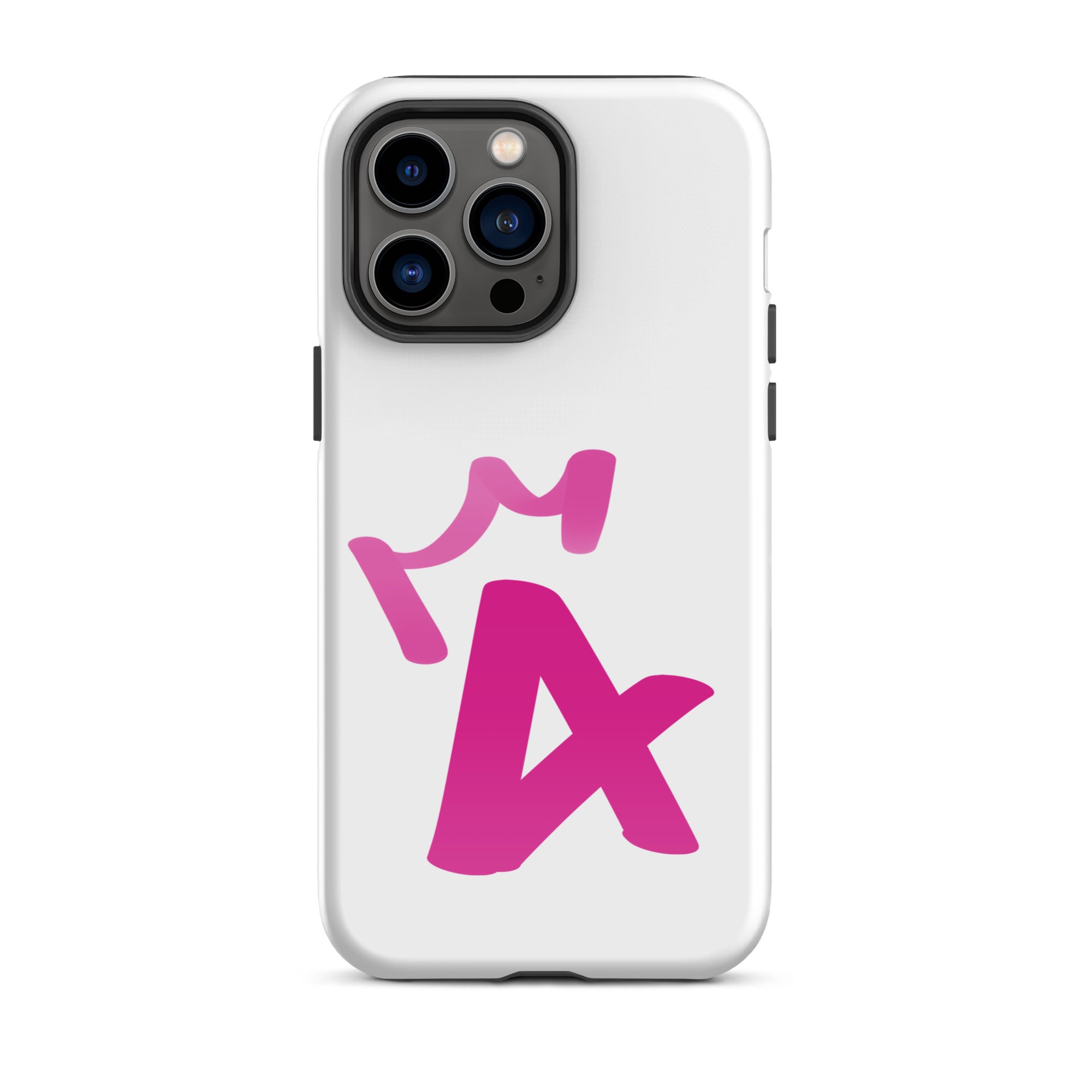 iPhone Case White - Letter A