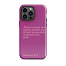 iPhone Case - Proverbs 27:3