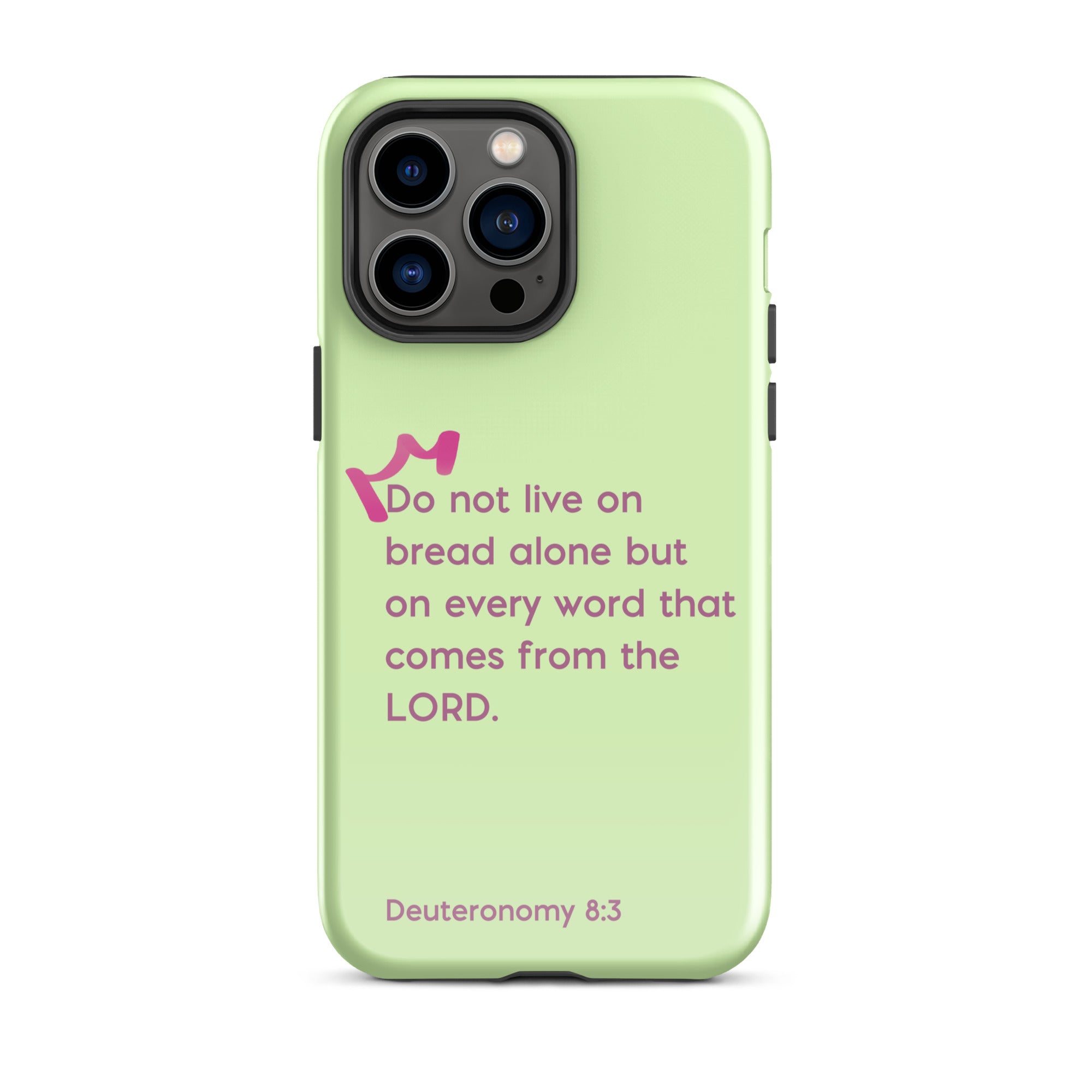 iPhone Case - Deuteronomy 8:3