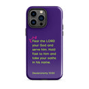 iPhone Case - Deuteronomy 10:20