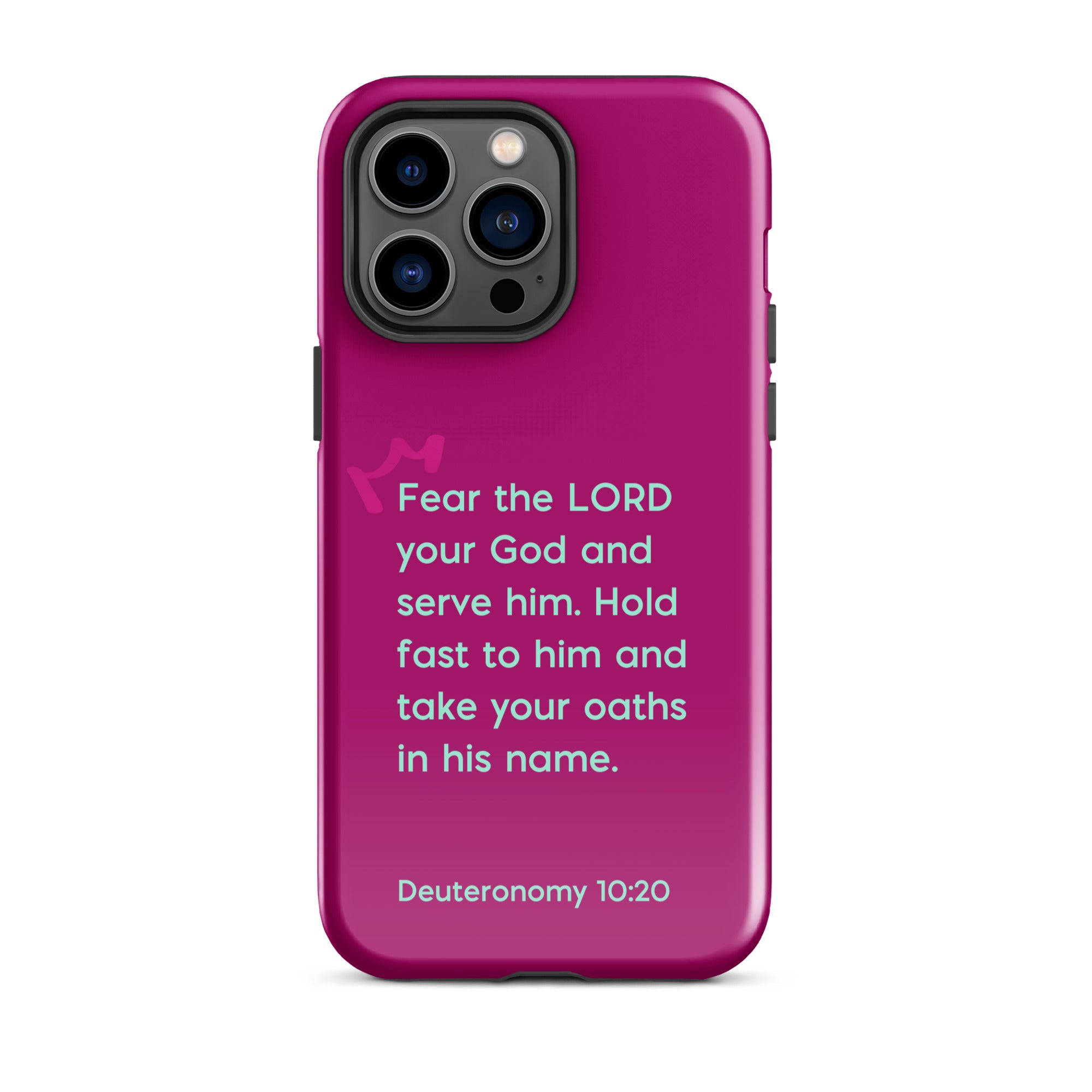 iPhone Case - Deuteronomy 10:20