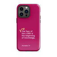 iPhone Case - Proverbs 1:7