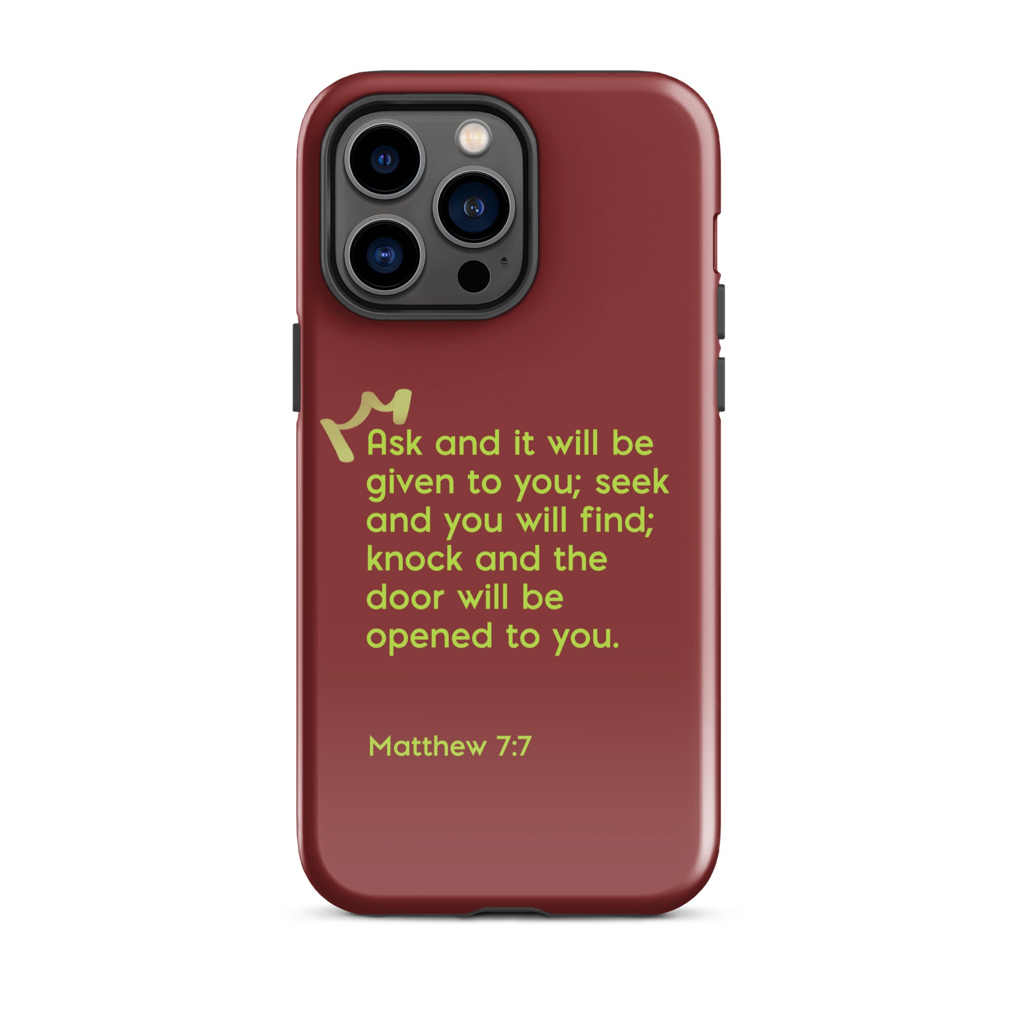 iPhone Case - Matthew 7:7