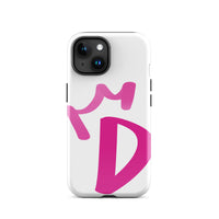 iPhone Case White - Letter D