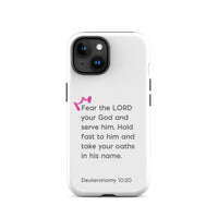 iPhone Case - Deuteronomy 10:20