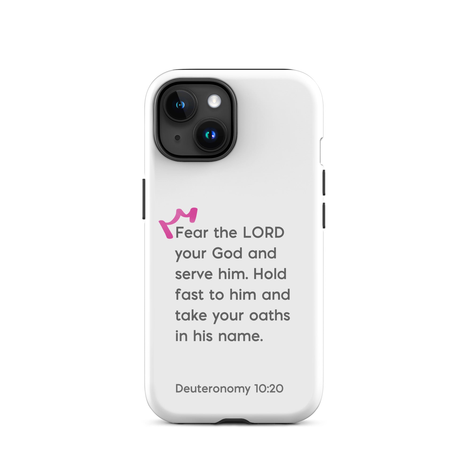 iPhone Case - Deuteronomy 10:20