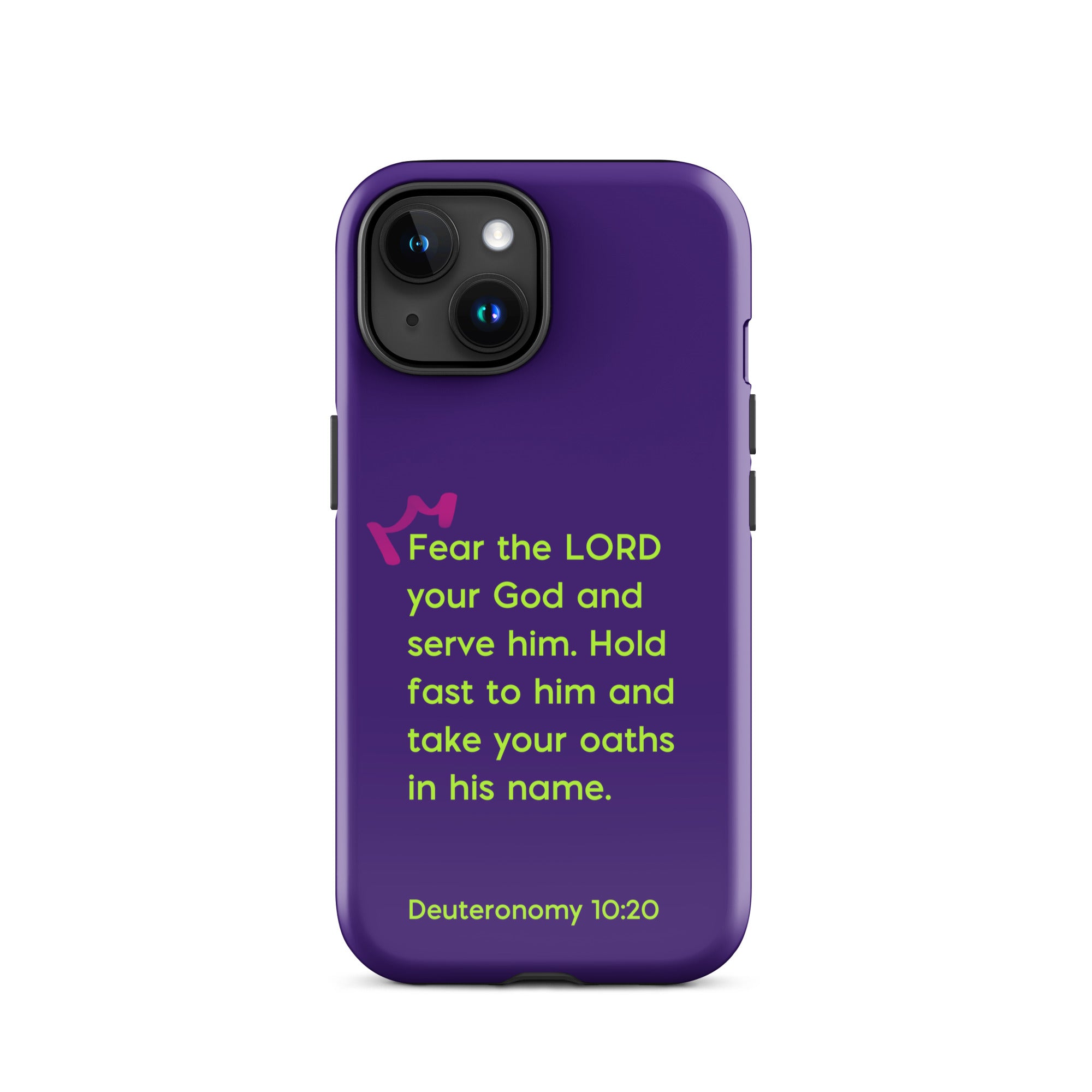 iPhone Case - Deuteronomy 10:20