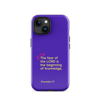 iPhone Case - Proverbs 1:7