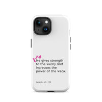 iPhone Case - Isaiah 40:29