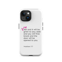 iPhone Case - Matthew 7:7