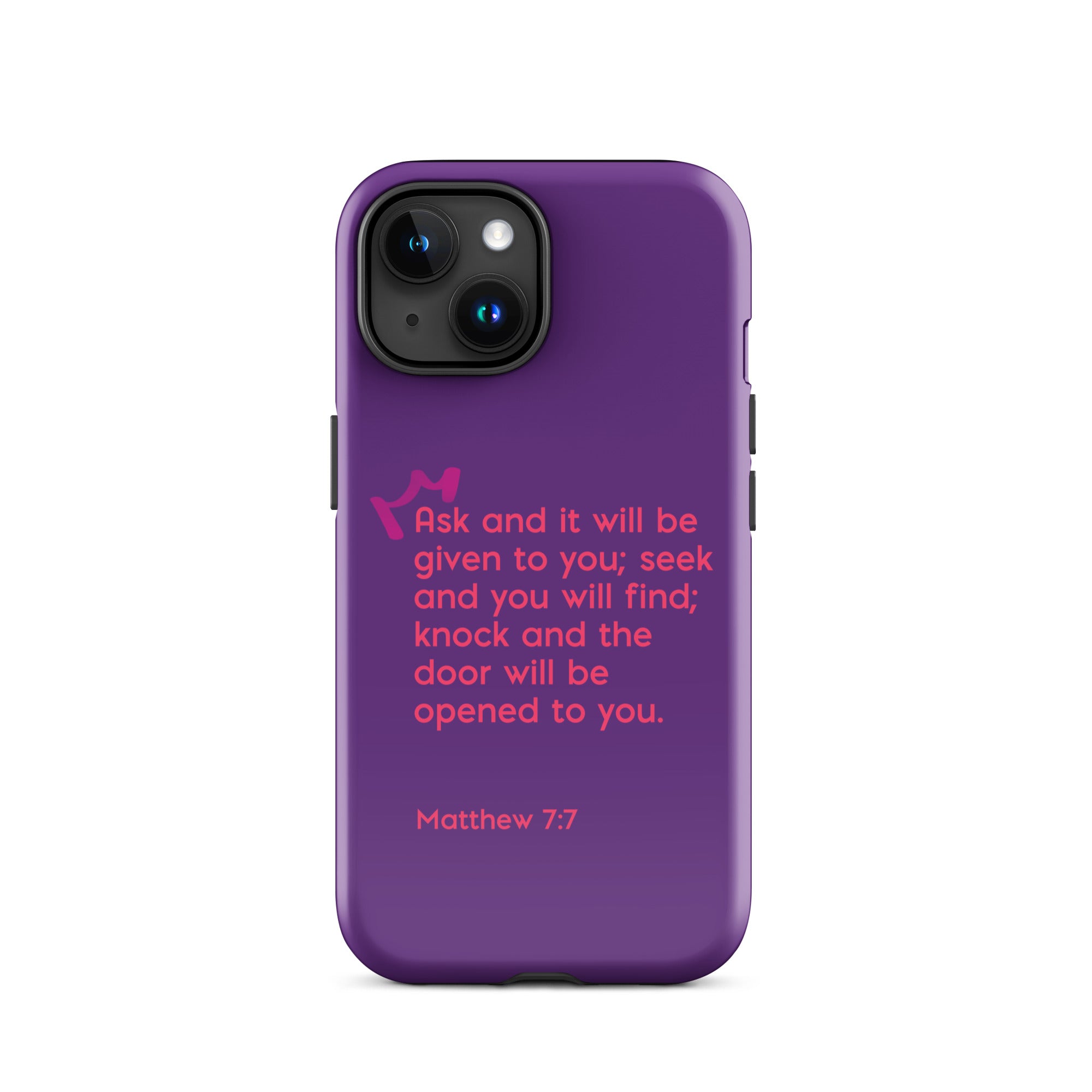 iPhone Case - Matthew 7:7