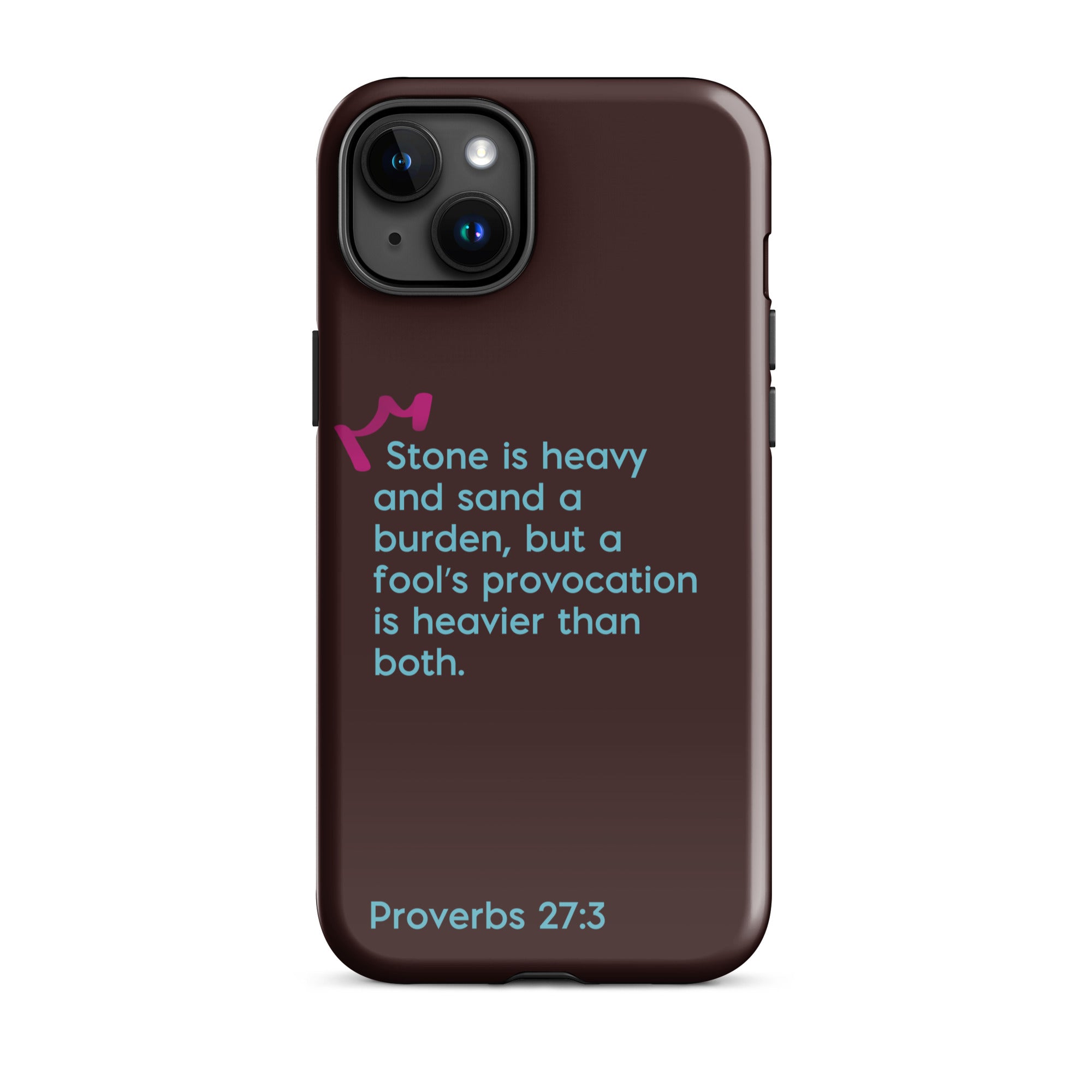 iPhone Case - Proverbs 27:3