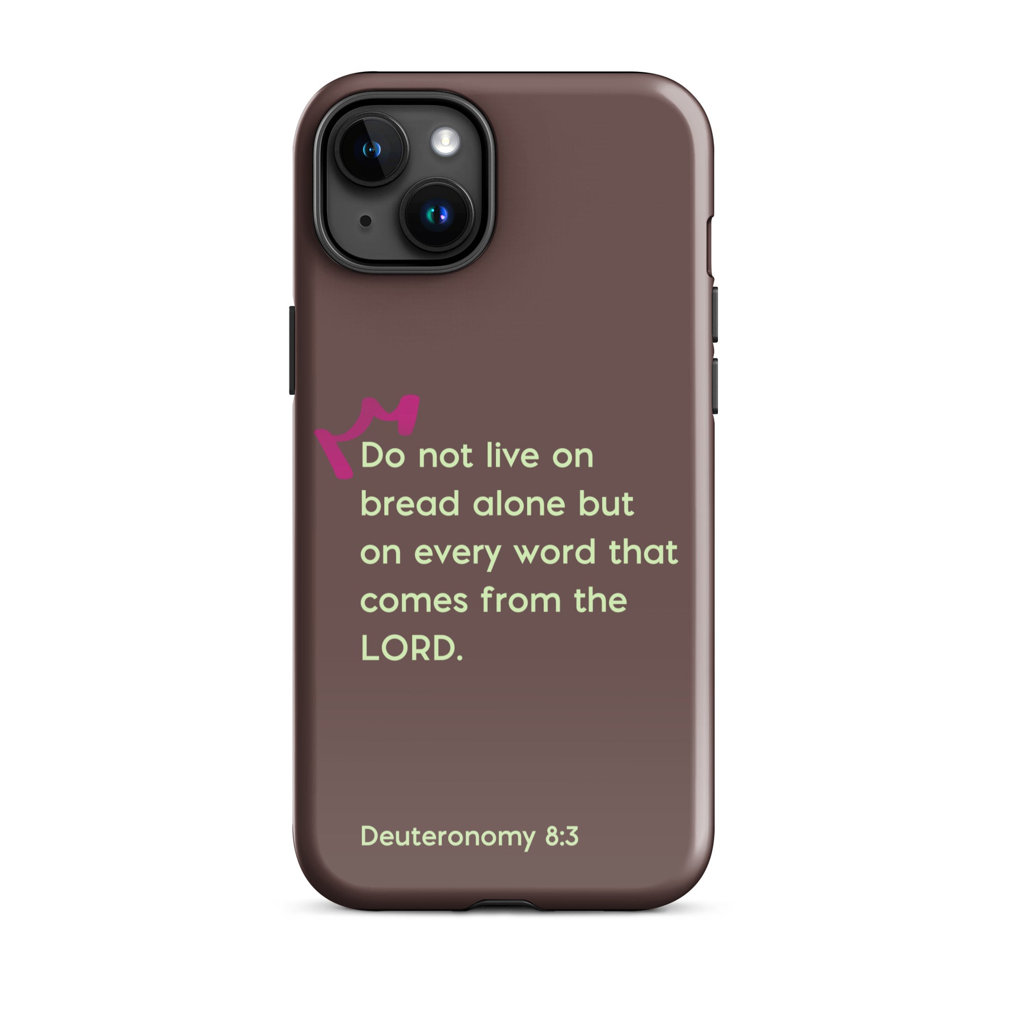 iPhone Case - Deuteronomy 8:3