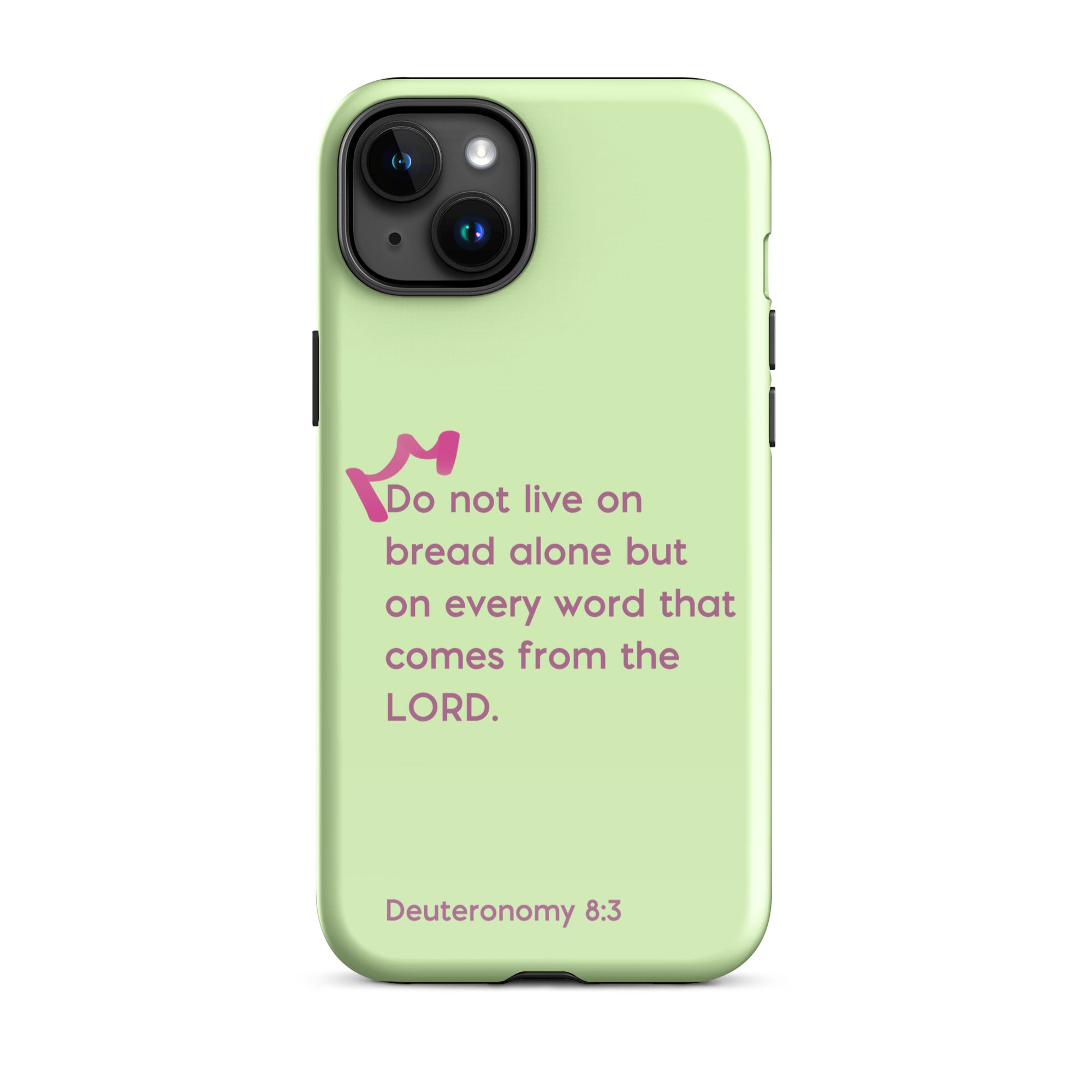 iPhone Case - Deuteronomy 8:3