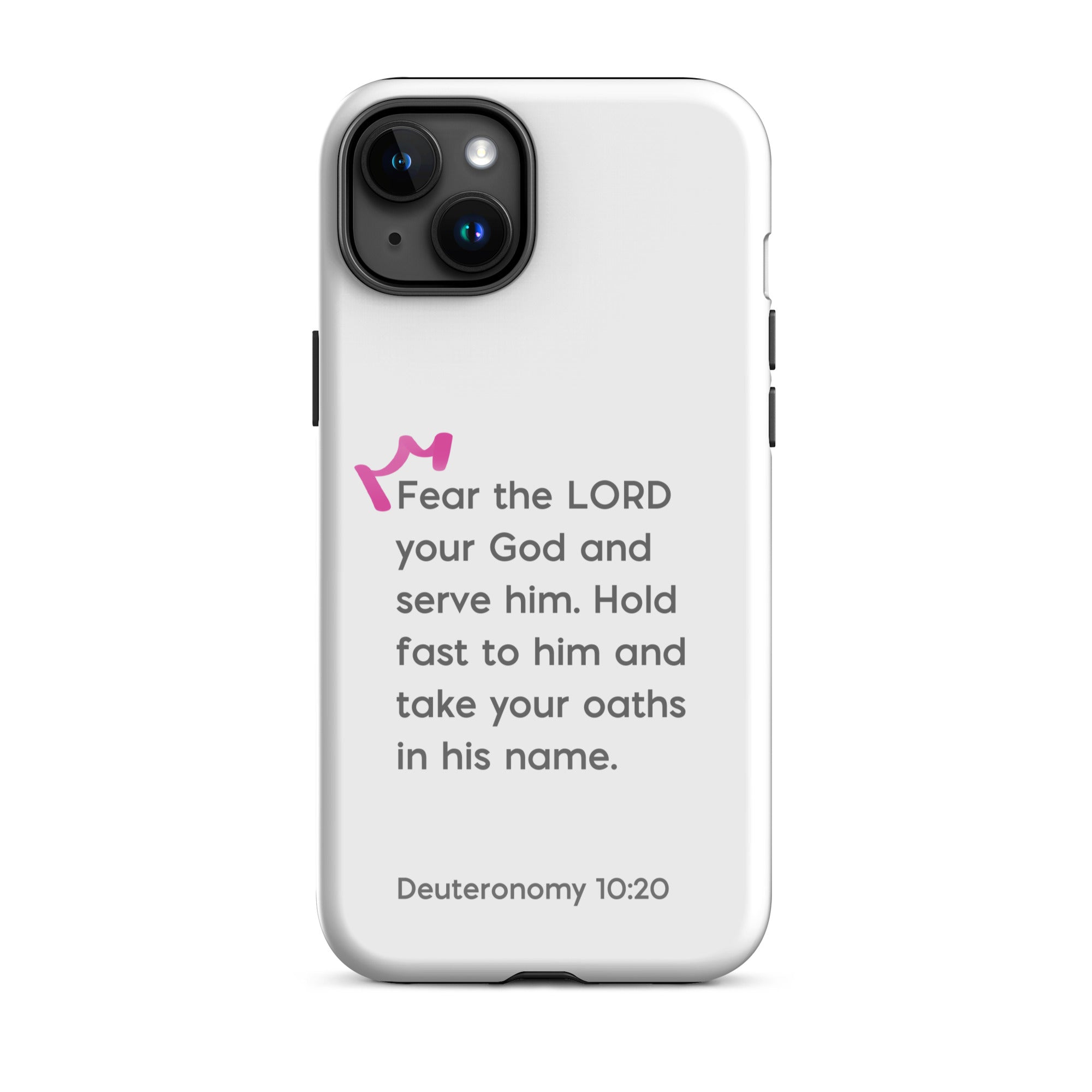 iPhone Case - Deuteronomy 10:20