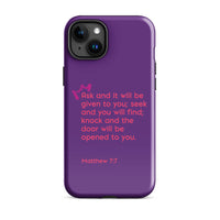 iPhone Case - Matthew 7:7