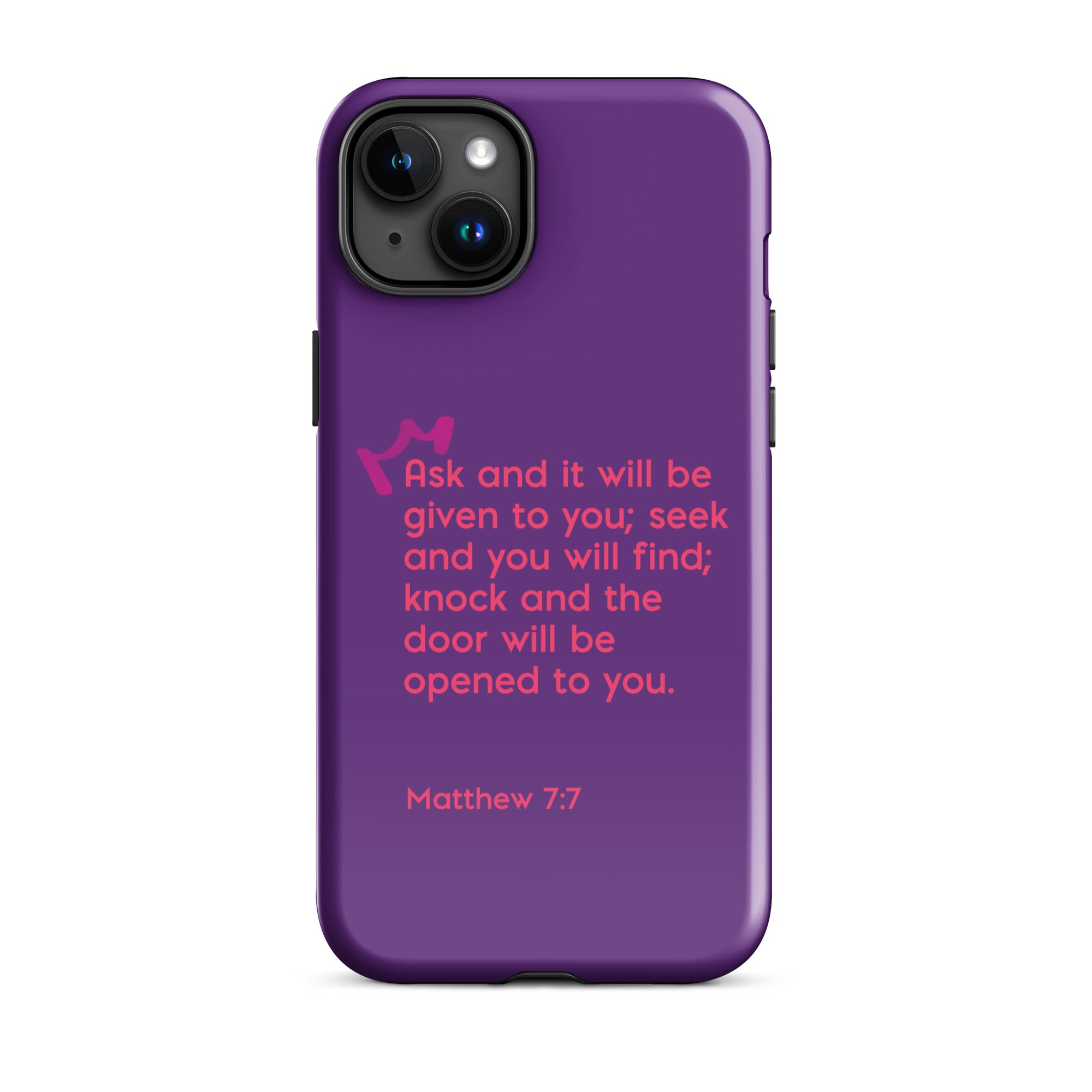 iPhone Case - Matthew 7:7