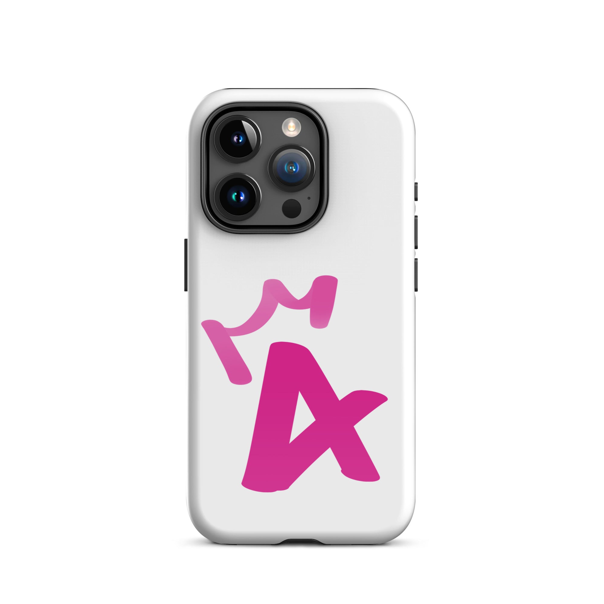 iPhone Case White - Letter A