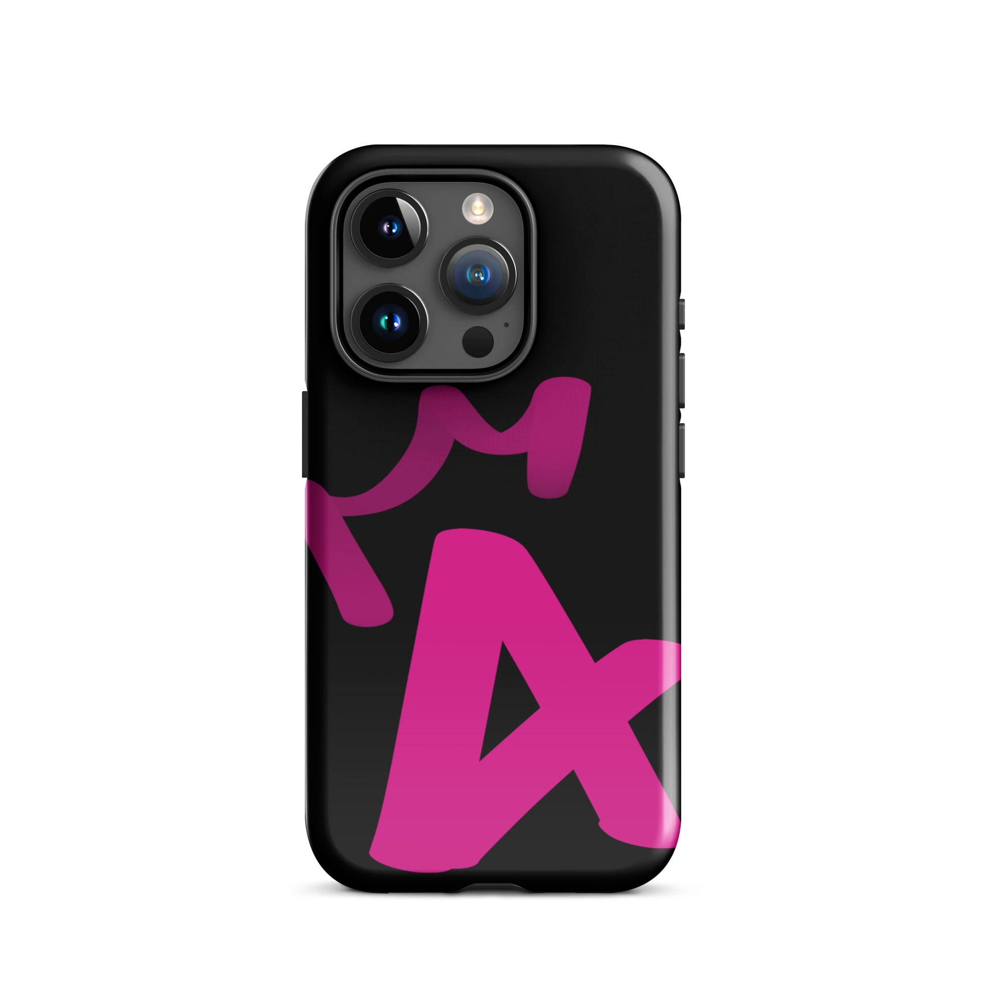 iPhone Case Black - Letter A