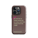 iPhone Case - Deuteronomy 8:3