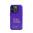 iPhone Case - Proverbs 1:7