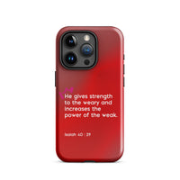 iPhone Case - Isaiah 40:29