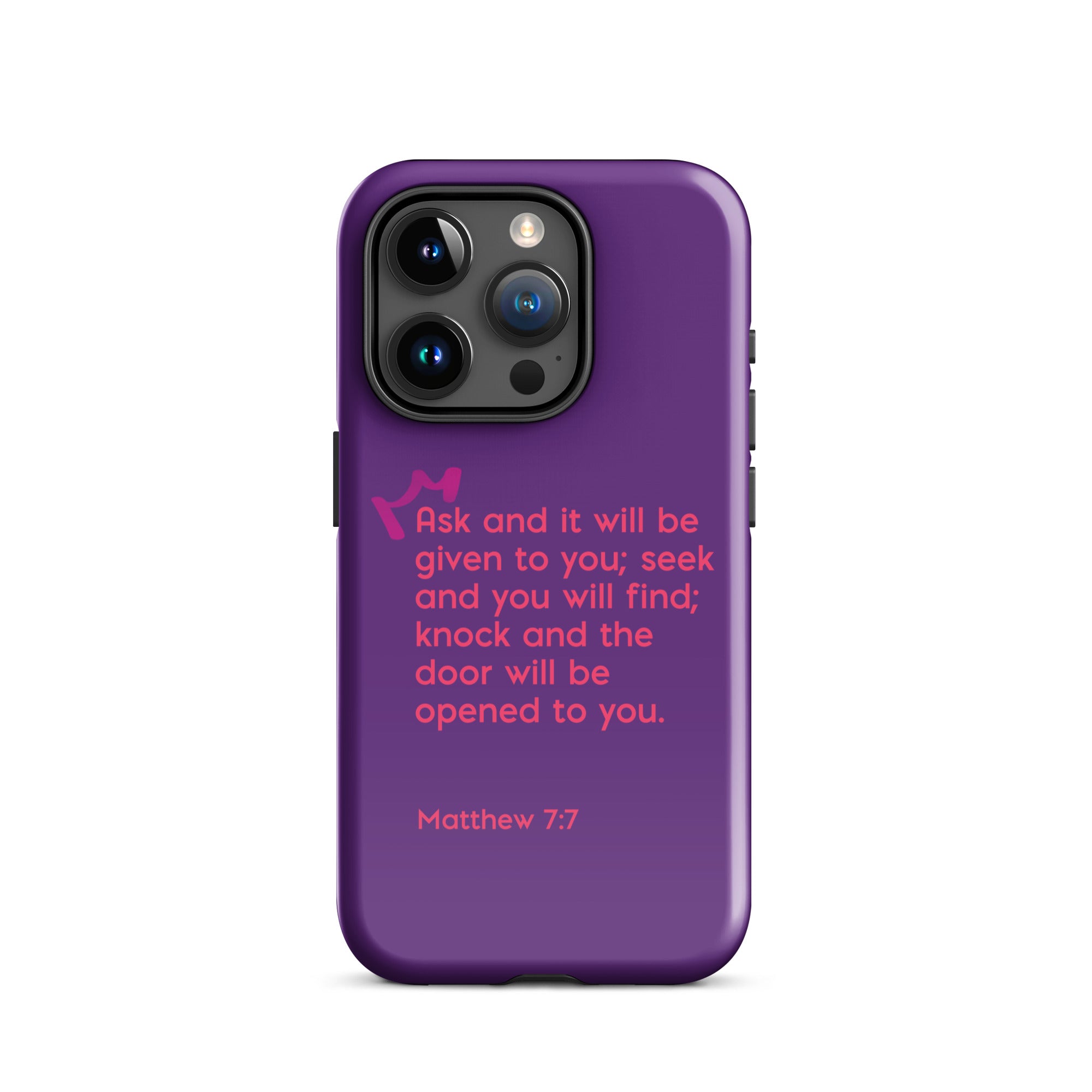 iPhone Case - Matthew 7:7