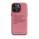 iPhone Case - Proverbs 27:3