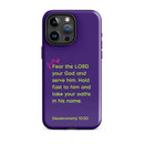 iPhone Case - Deuteronomy 10:20