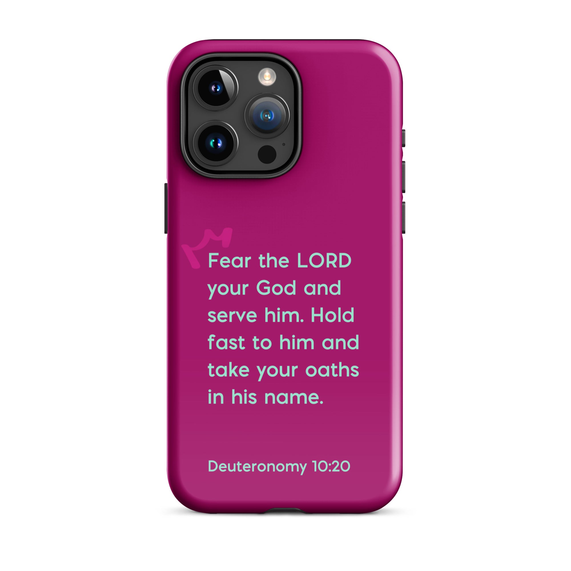 iPhone Case - Deuteronomy 10:20