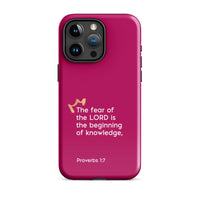 iPhone Case - Proverbs 1:7