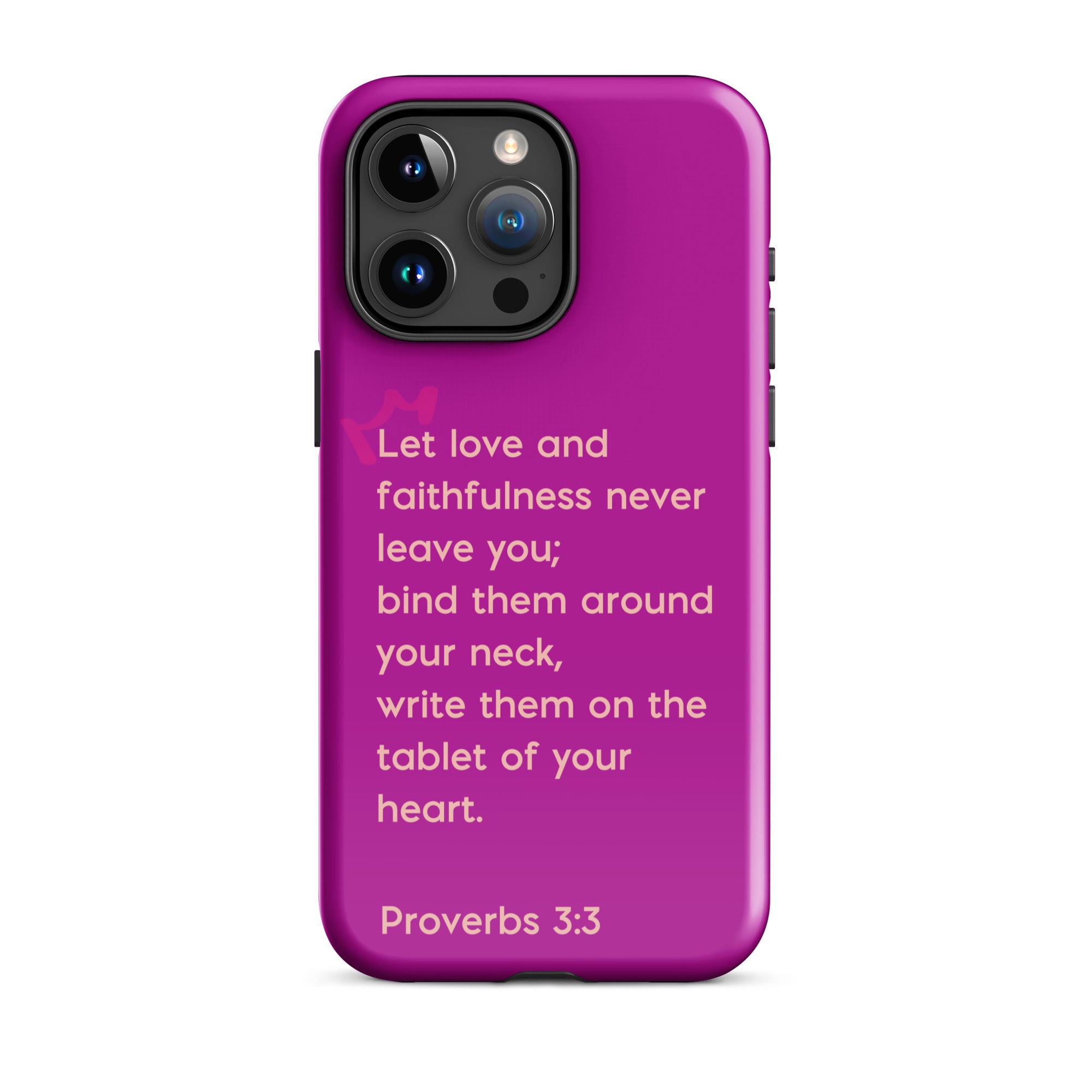 iPhone Case - Proverbs 3:3