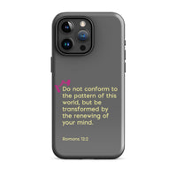 iPhone Case - Romans 12:2