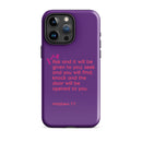 iPhone Case - Matthew 7:7