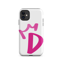 iPhone Case White - Letter D