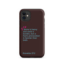 iPhone Case - Proverbs 27:3