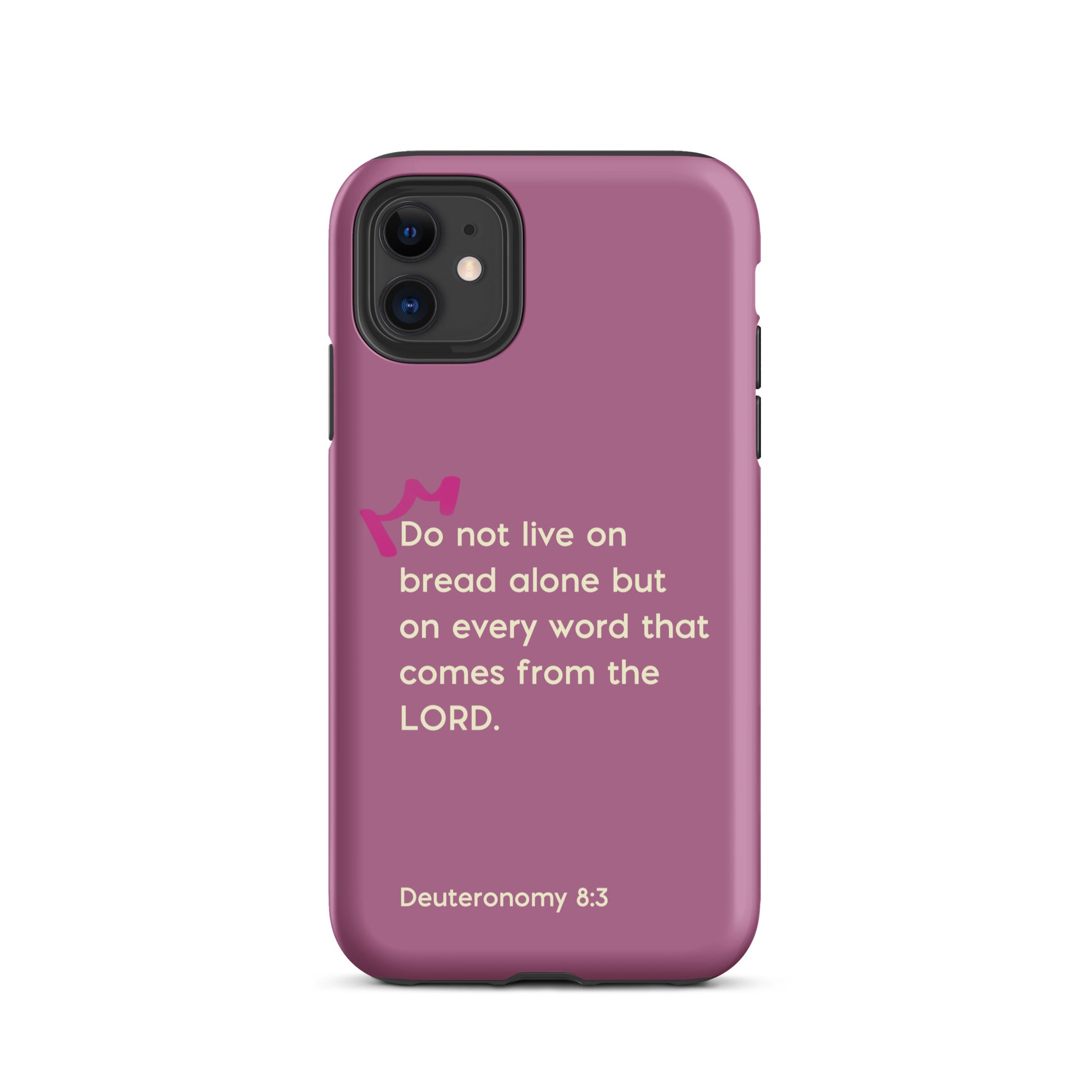 iPhone Case - Deuteronomy 8:3