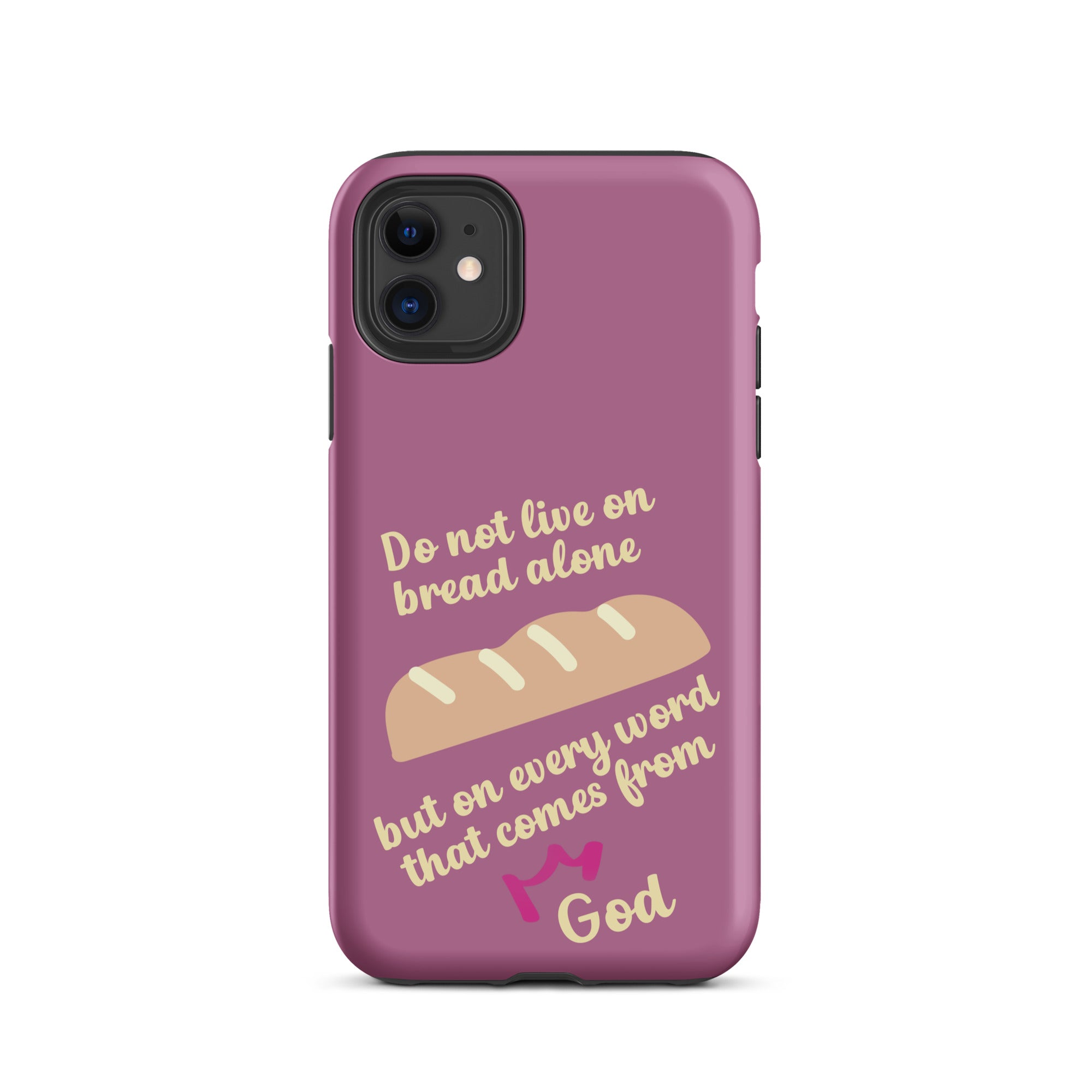 iPhone Case - Deuteronomy 8:3