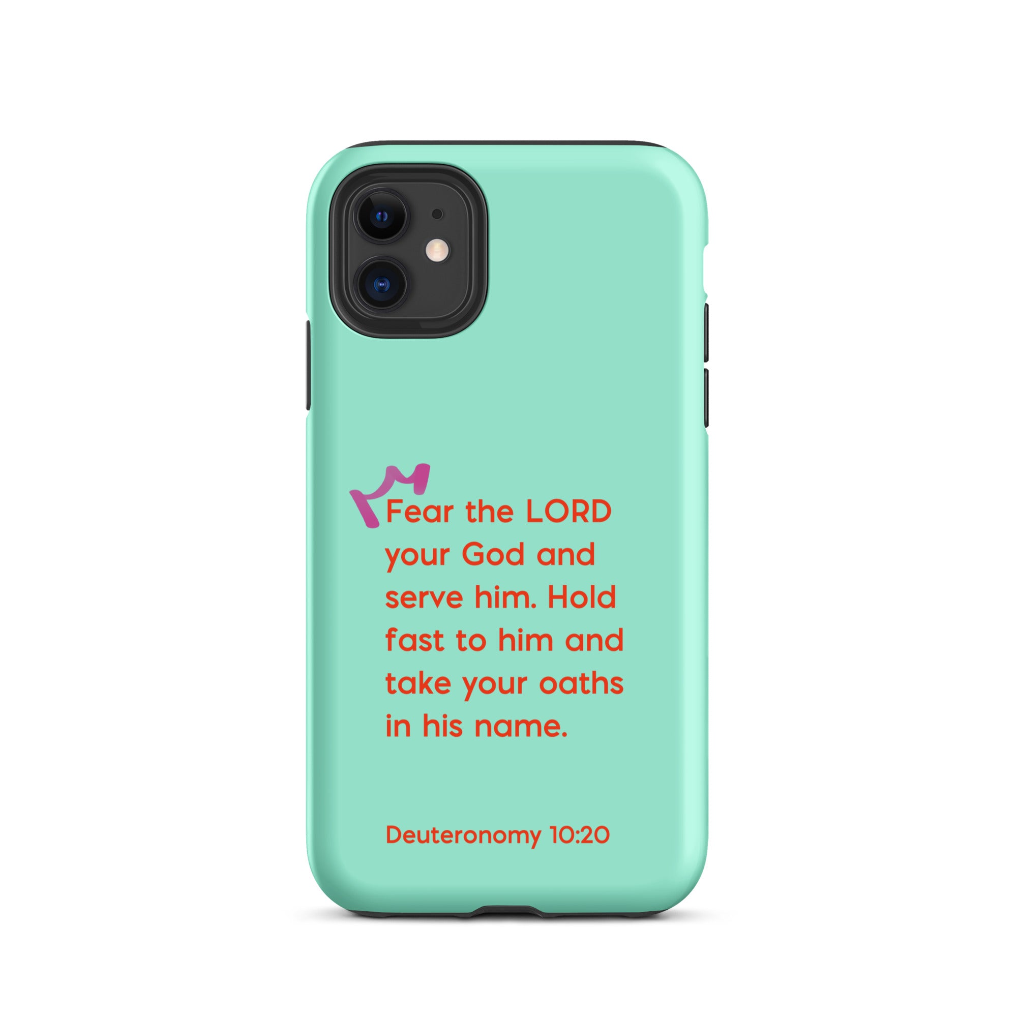 iPhone Case - Deuteronomy 10:20