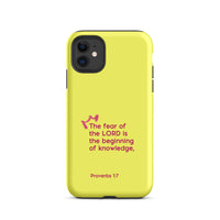 iPhone Case - Proverbs 1:7