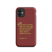 iPhone Case - Matthew 7:7