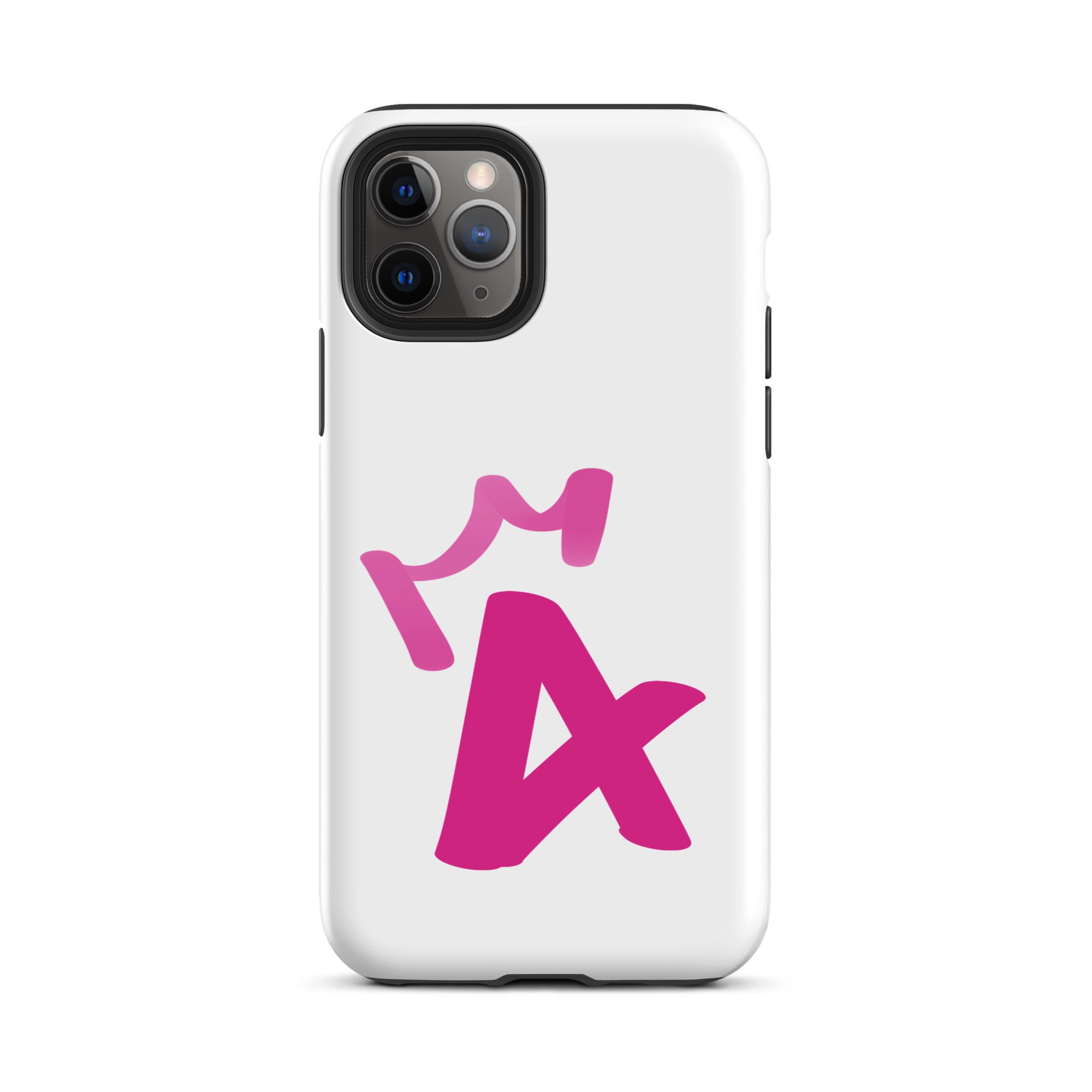 iPhone Case White - Letter A