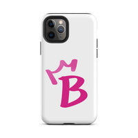 iPhone Case White - Letter B