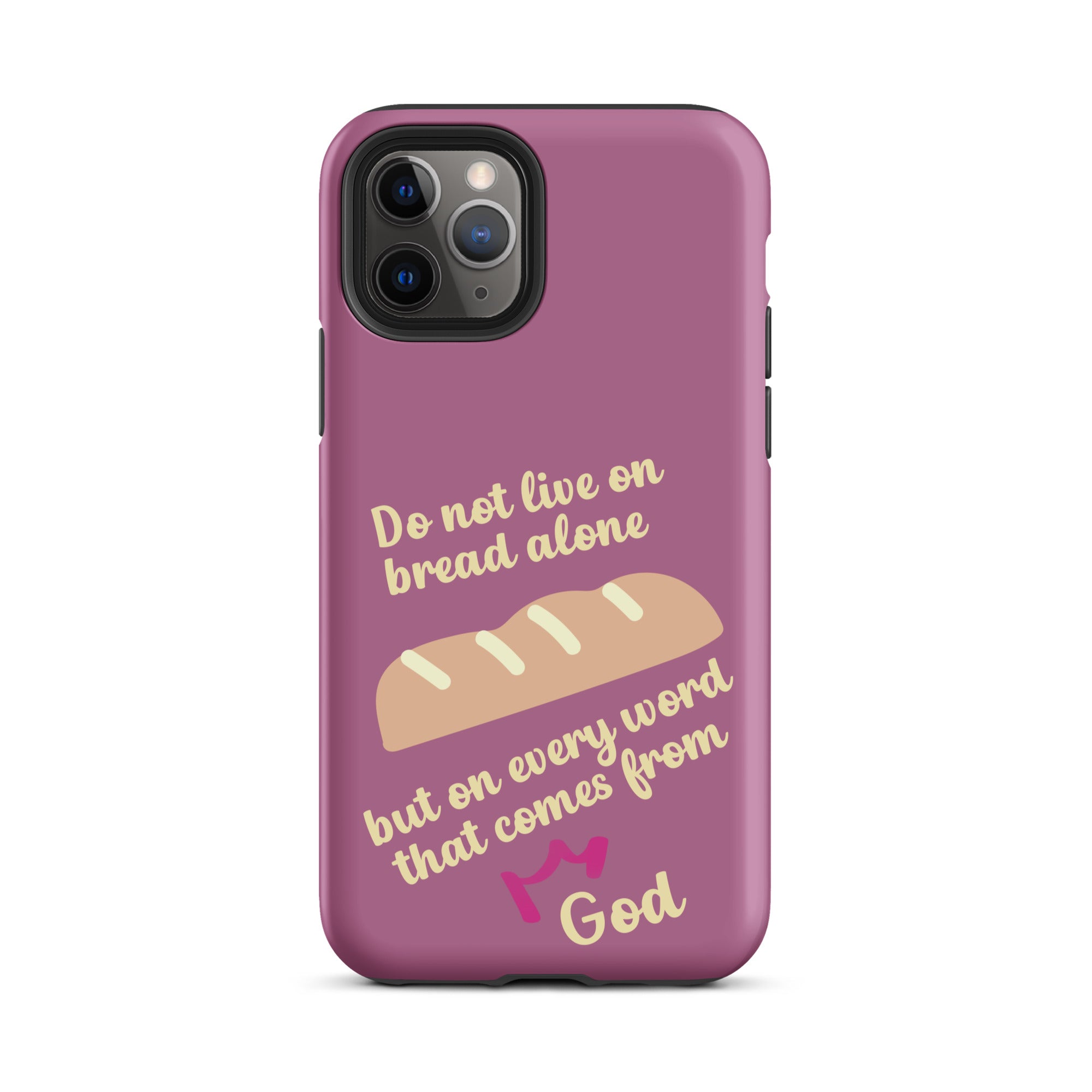 iPhone Case - Deuteronomy 8:3