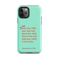 iPhone Case - Deuteronomy 10:20