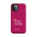 iPhone Case - Proverbs 1:7