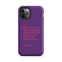 iPhone Case - Matthew 7:7