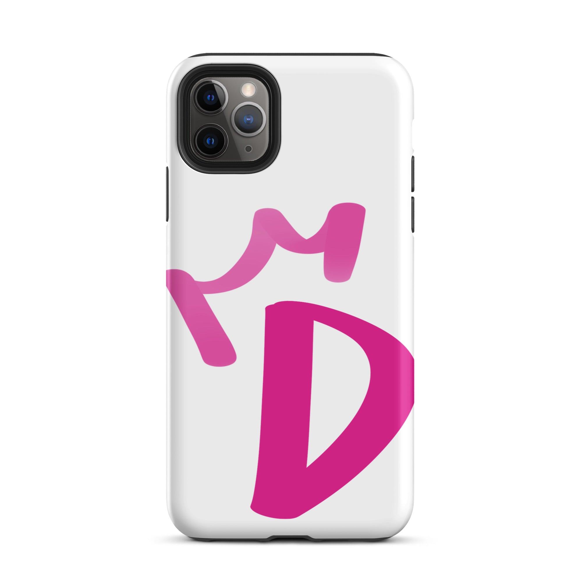 iPhone Case White - Letter D