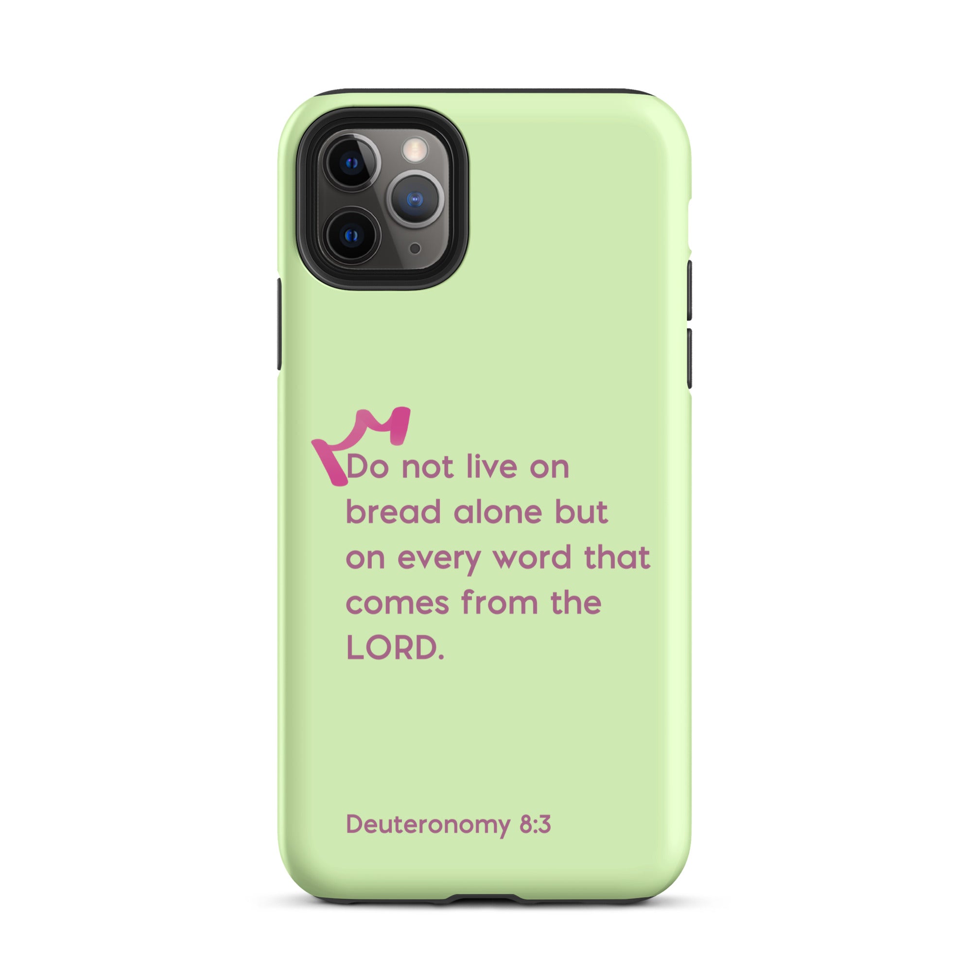 iPhone Case - Deuteronomy 8:3