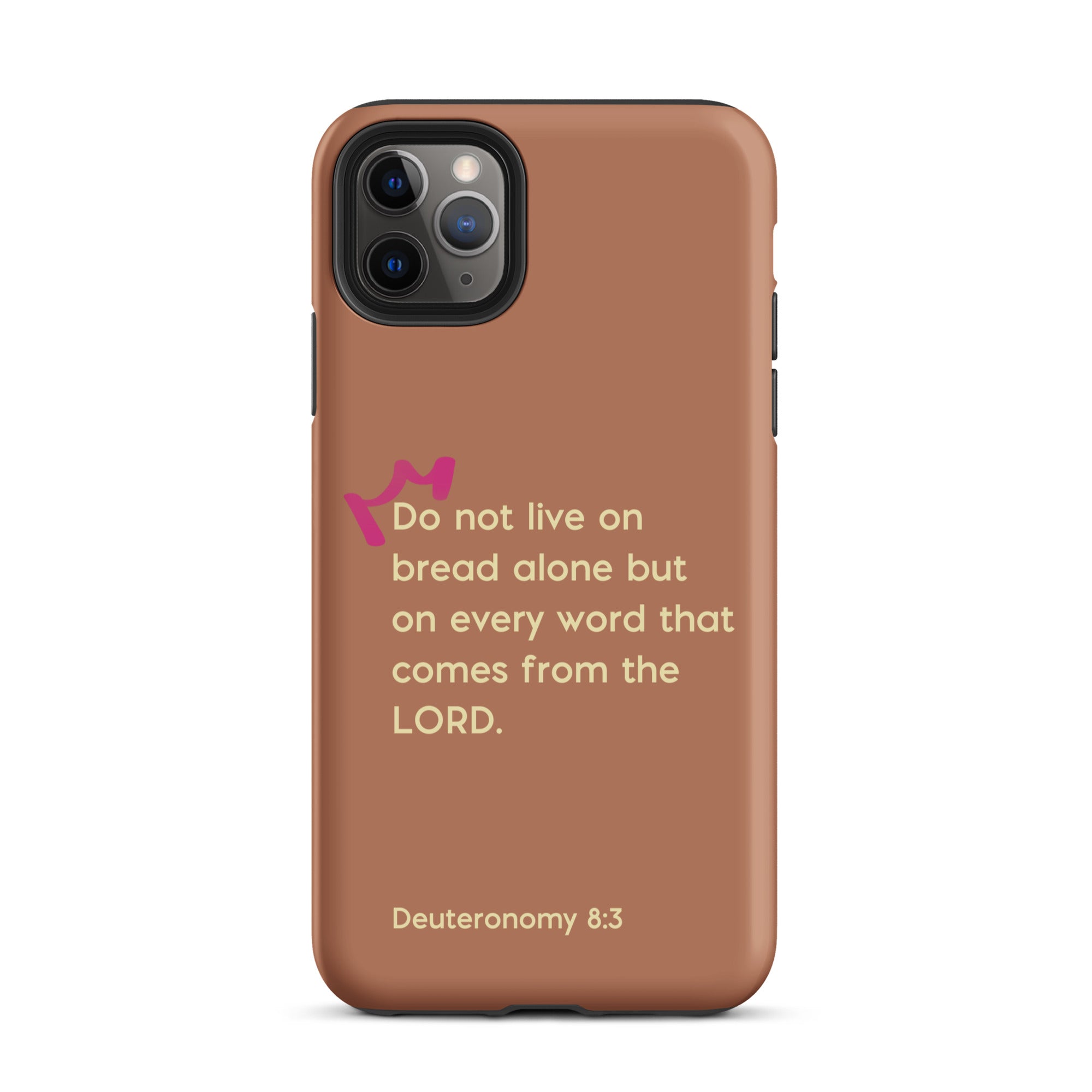 iPhone Case - Deuteronomy 8:3